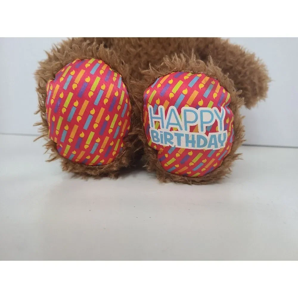 Build A Bear Birthday Girls pink feet/candles